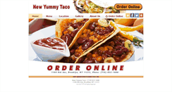 Desktop Screenshot of newyummytaco.com