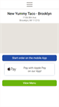 Mobile Screenshot of newyummytaco.com
