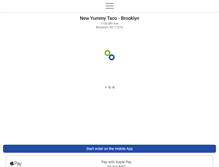 Tablet Screenshot of newyummytaco.com